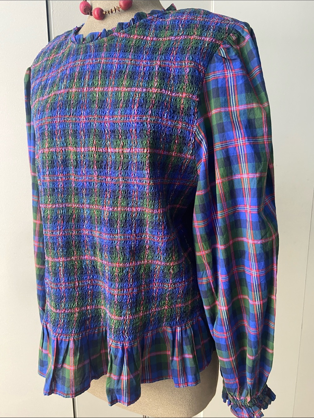 Old navy pleated Long sleeve Blouse